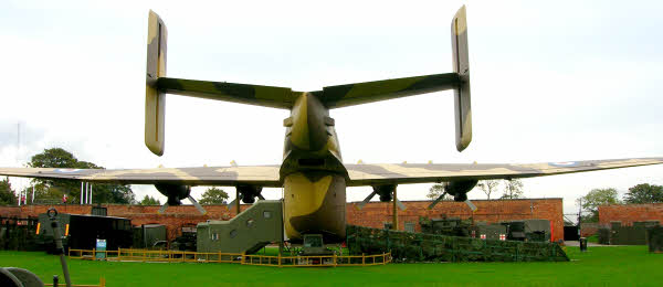 Rear view of XB259 at Fort Paull