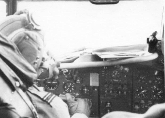 In the cockpit