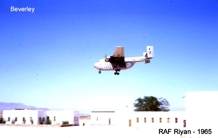 Beverley landing at Riyan