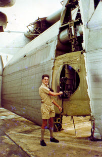 Pichard with the scrapped tail of a Beverley